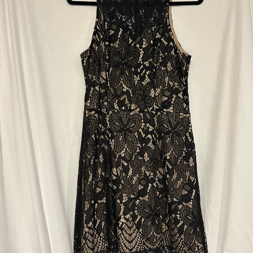 Elegant Black Lace Dress